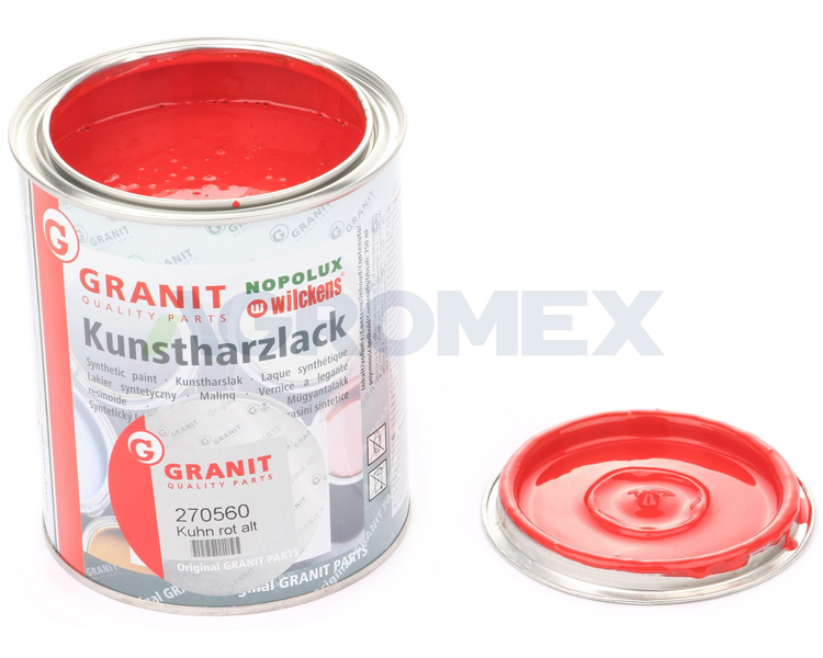 lakier farba Kuhn czerwony (stary) Wilckens NOPOLUX 1L