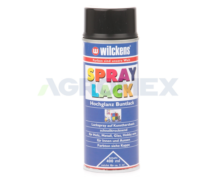 lakier spray RAL9017 czarny ostrzegawczy Wilckens NOPOLUX 400ml
