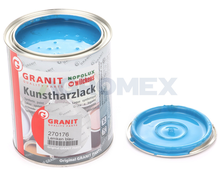 lakier farba Lemken Saphir niebieski Wilckens NOPOLUX 1L