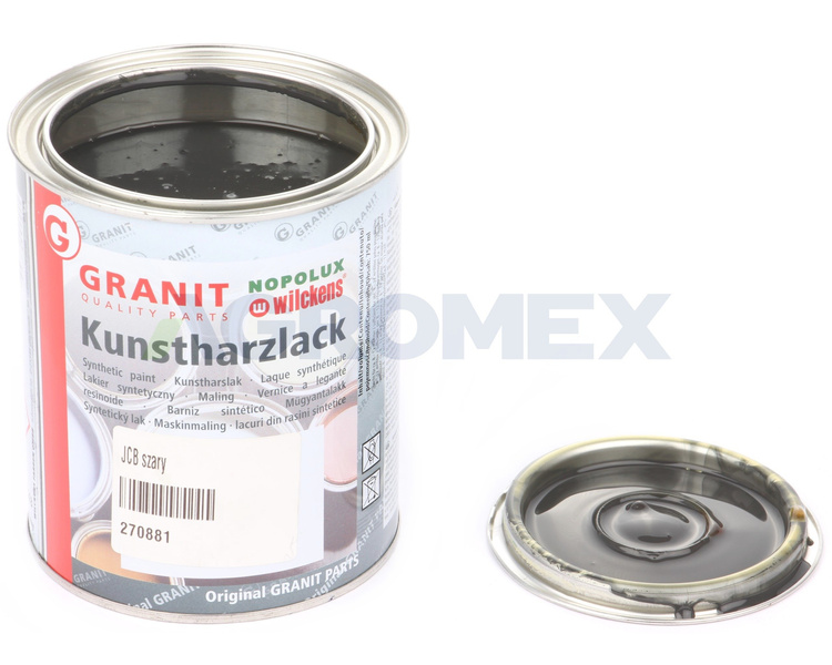 lakier farba JCB szary Wilckens NOPOLUX 1L