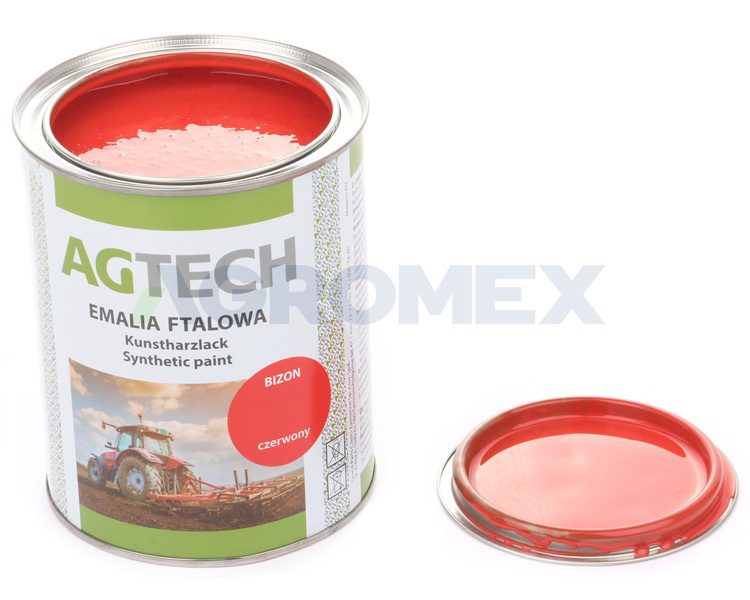 lakier farba Bizon czerwony 0,8l